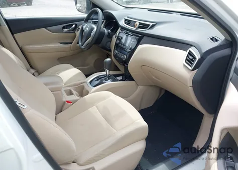 2016 Nissan Rogue Sv из США, поврежденный, VIN KNMAT2MVXGP631725